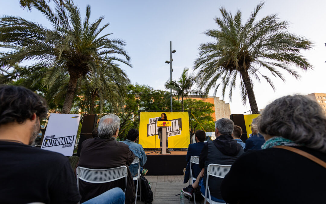 La CUP Barcelona-l’Alternativa vol caminar cap a un decreixement turístic planificant una transició econòmica urbana justa, feminista i ecosocial